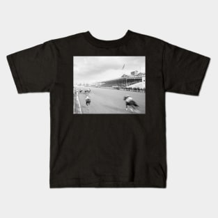 Horse Race in New Orleans, 1906. Vintage Photo Kids T-Shirt